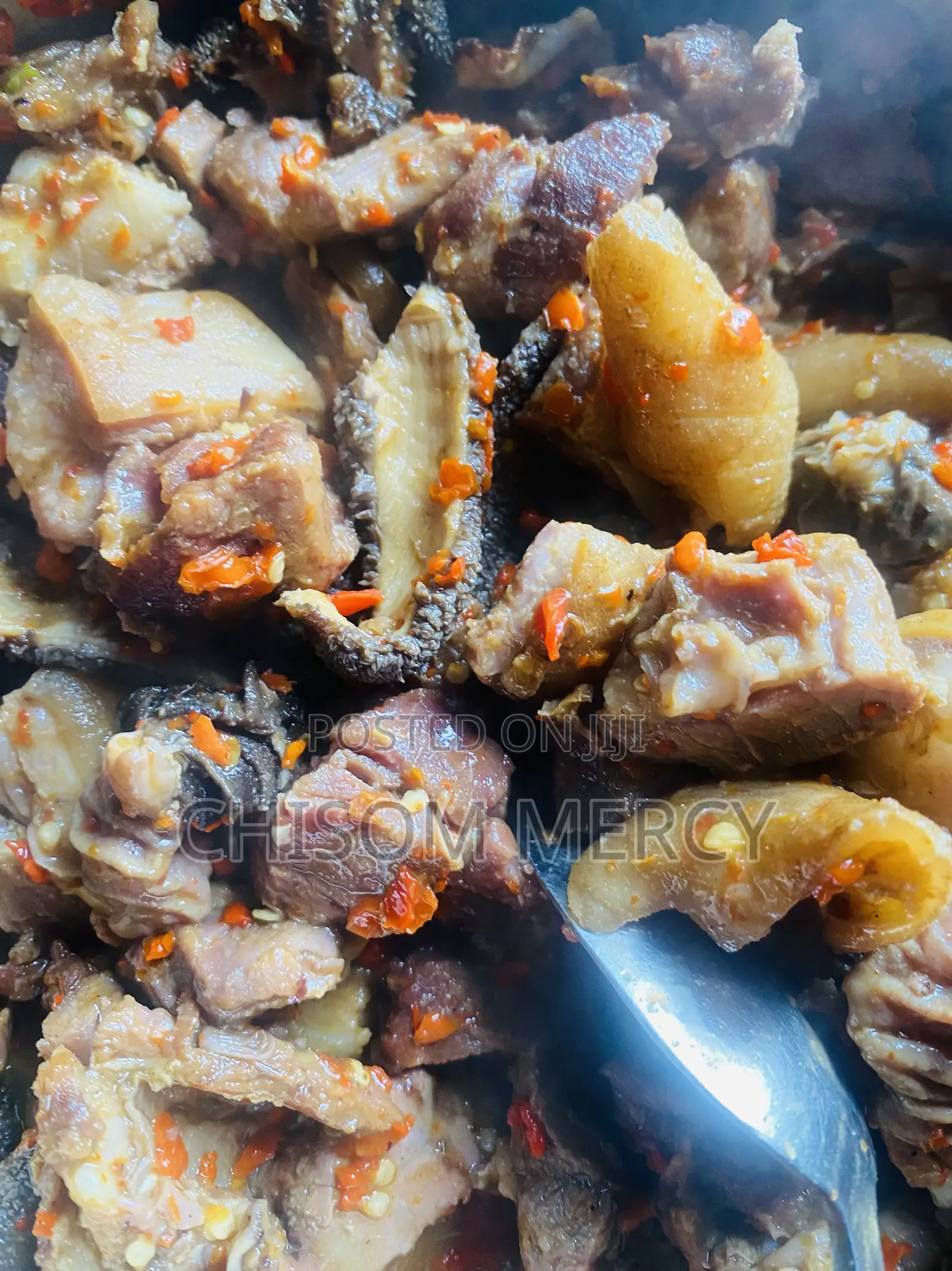 Hot Fresh Goat Asun