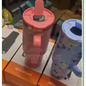 1.2l Smart Temperature Display Vacuum Flask With Handle – Keeps Drinks