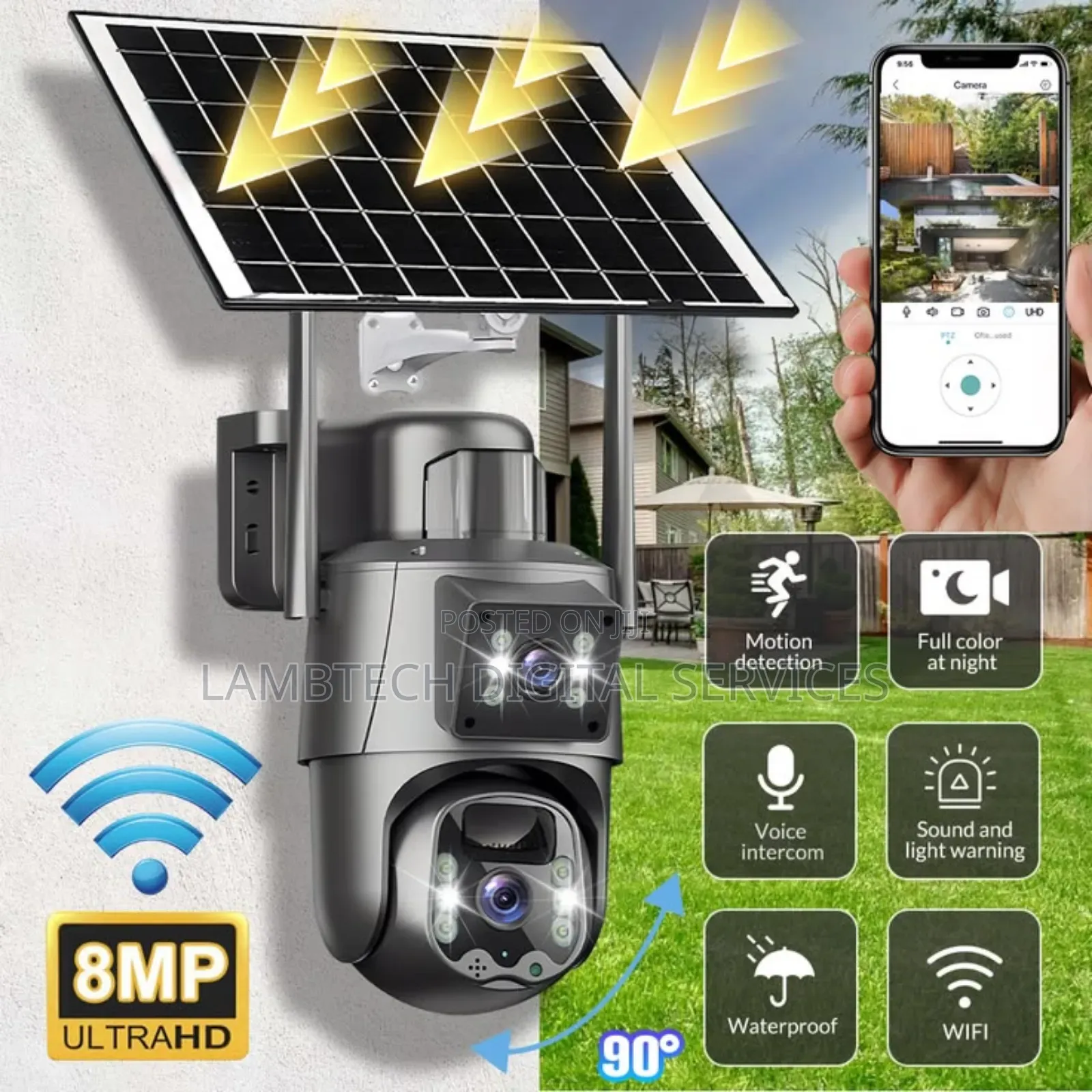 8mp Solar CCTV Camera
