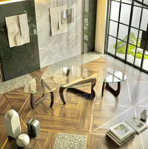 Center Table With Side Stool