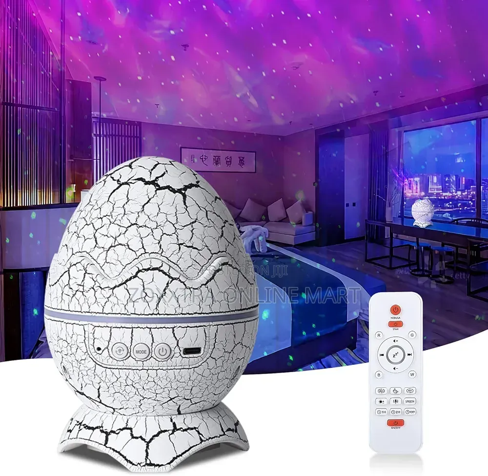 Dinosaur Egg Galaxy Starry Night Light Projector