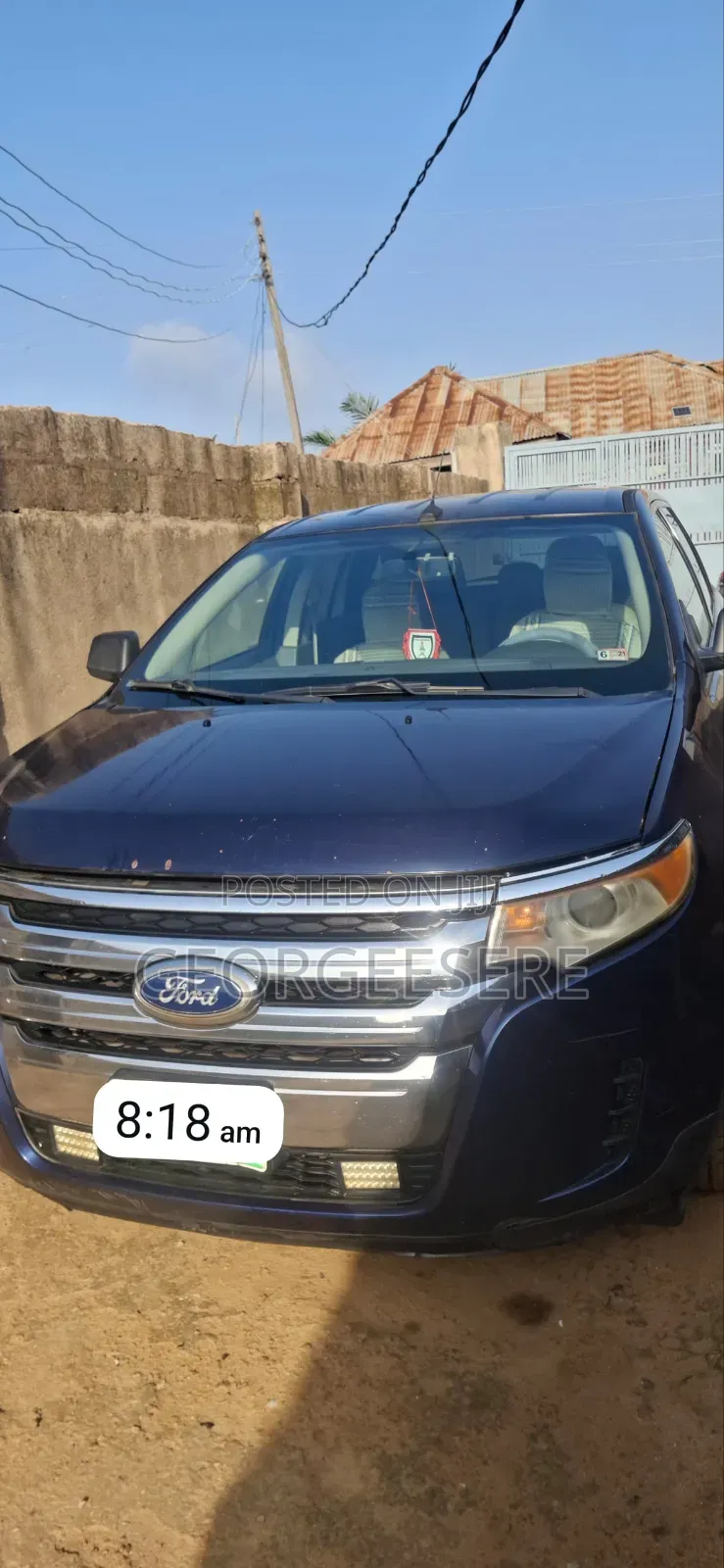 Ford Edge 2012 Blue