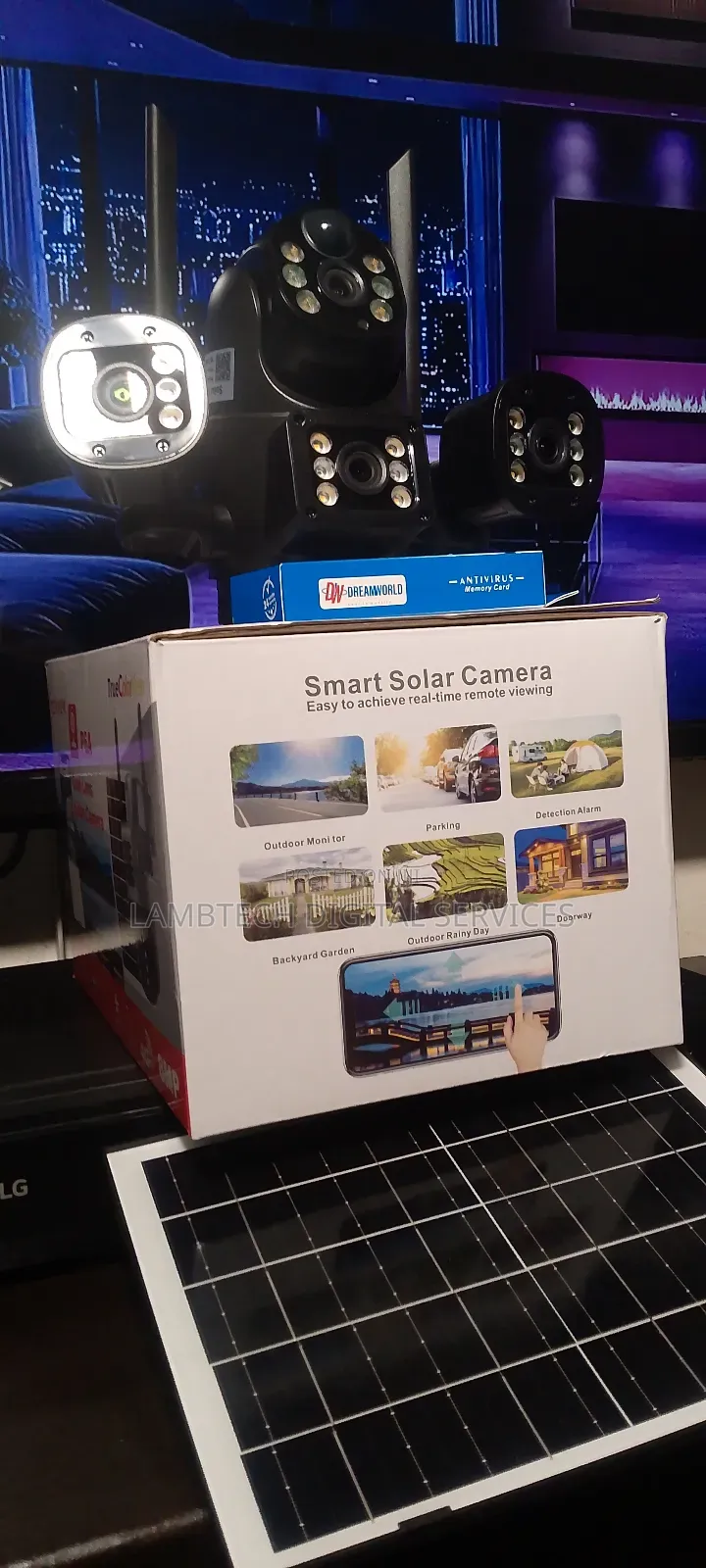 Triple Lens Solar Camera