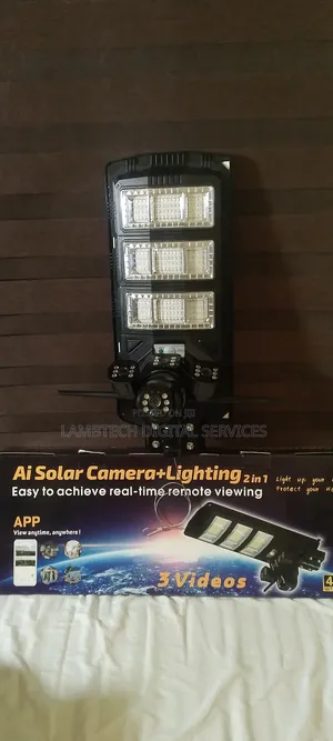 Original Ai Solar Security Camera + Street Light (2-in-1)