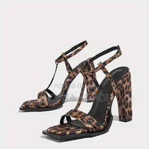 Leopard Skin Classy Block Heels