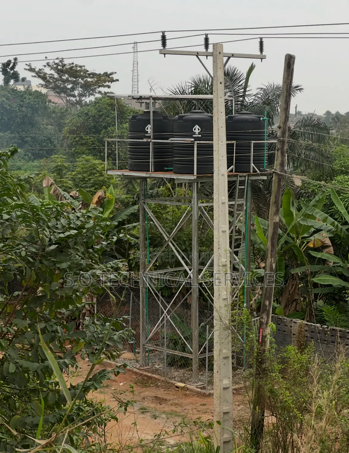 Water Station Scaffolding