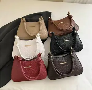 Ladies Sholder Bag Pu Textured Leather