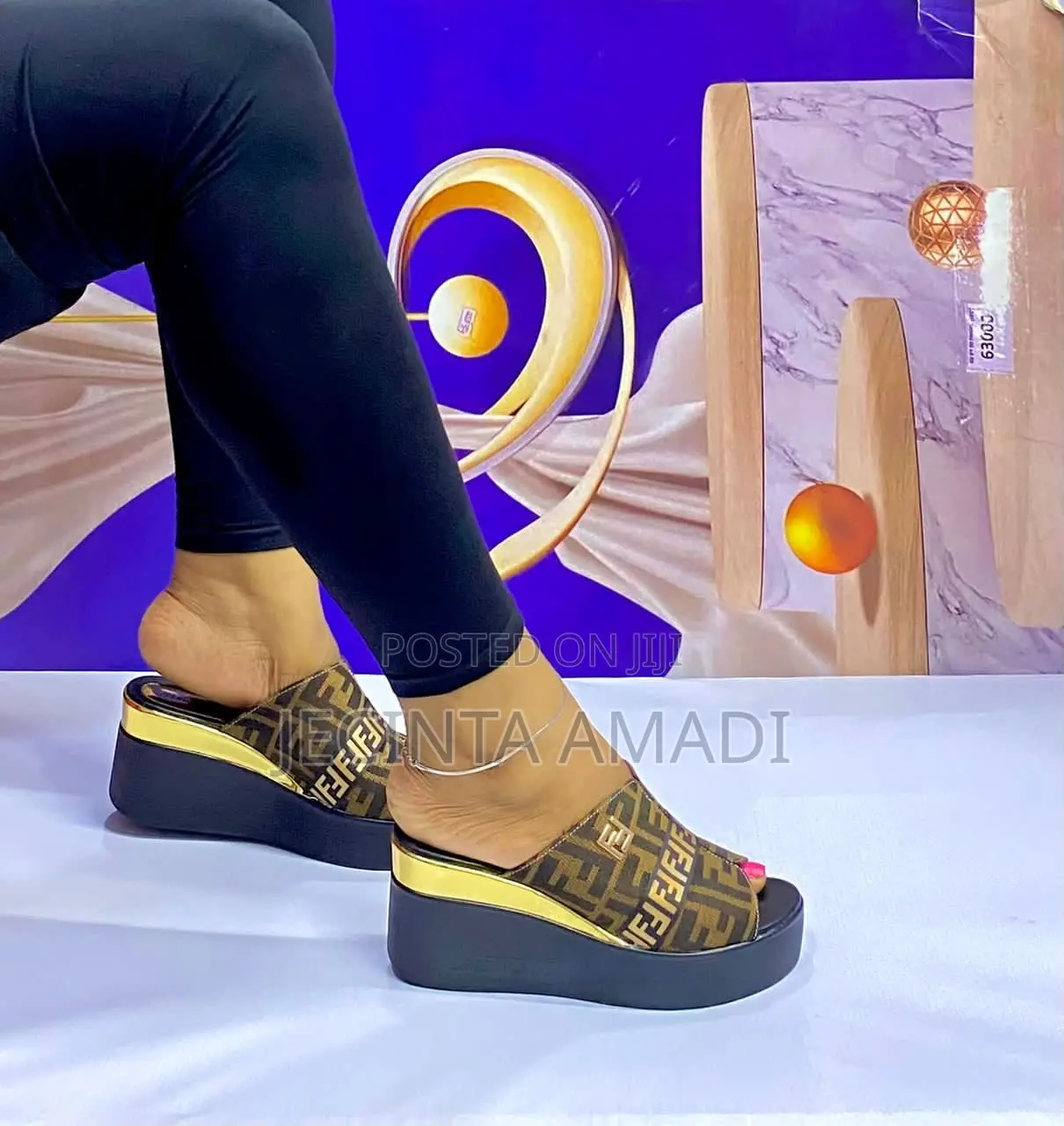 Wedge Slippers