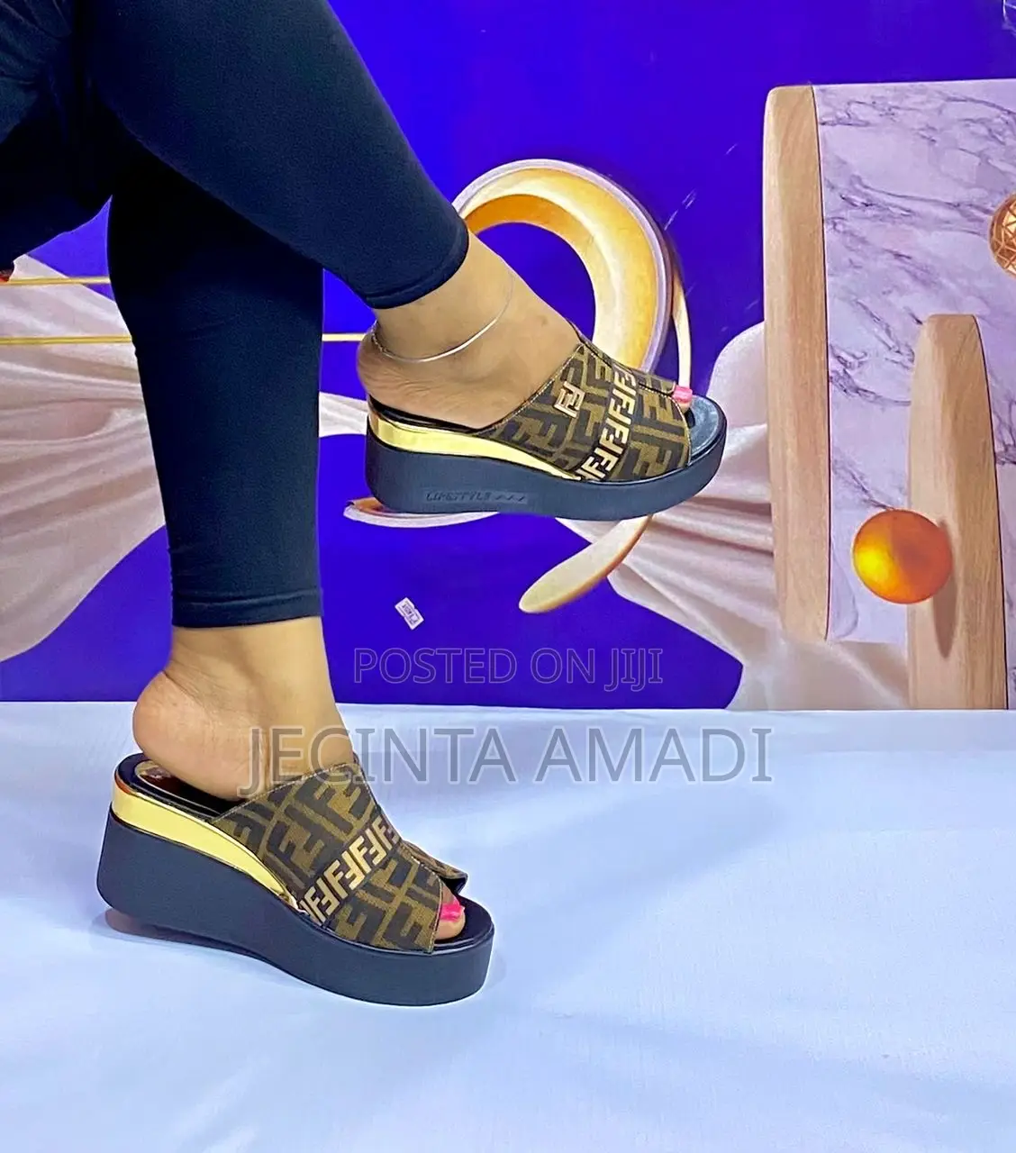 Wedge Slippers