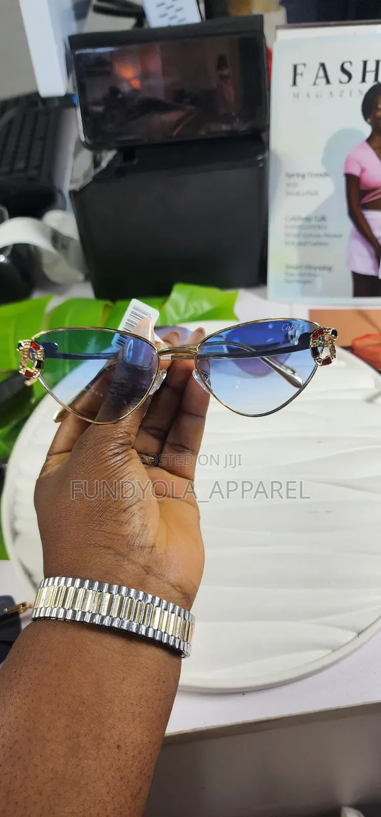 Chic Cartier Cateye Sunglasses