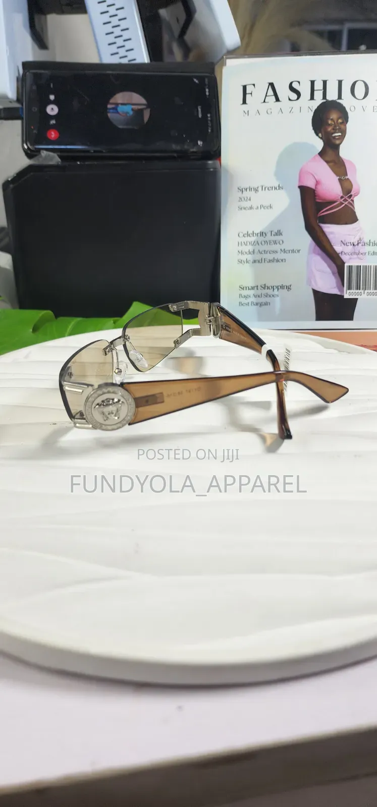 Swavy Versace Tinted Sunglasses