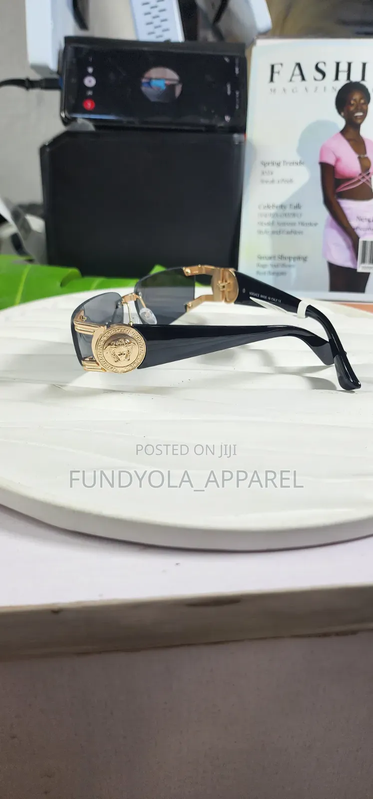 Swavy Versace Tinted Sunglasses