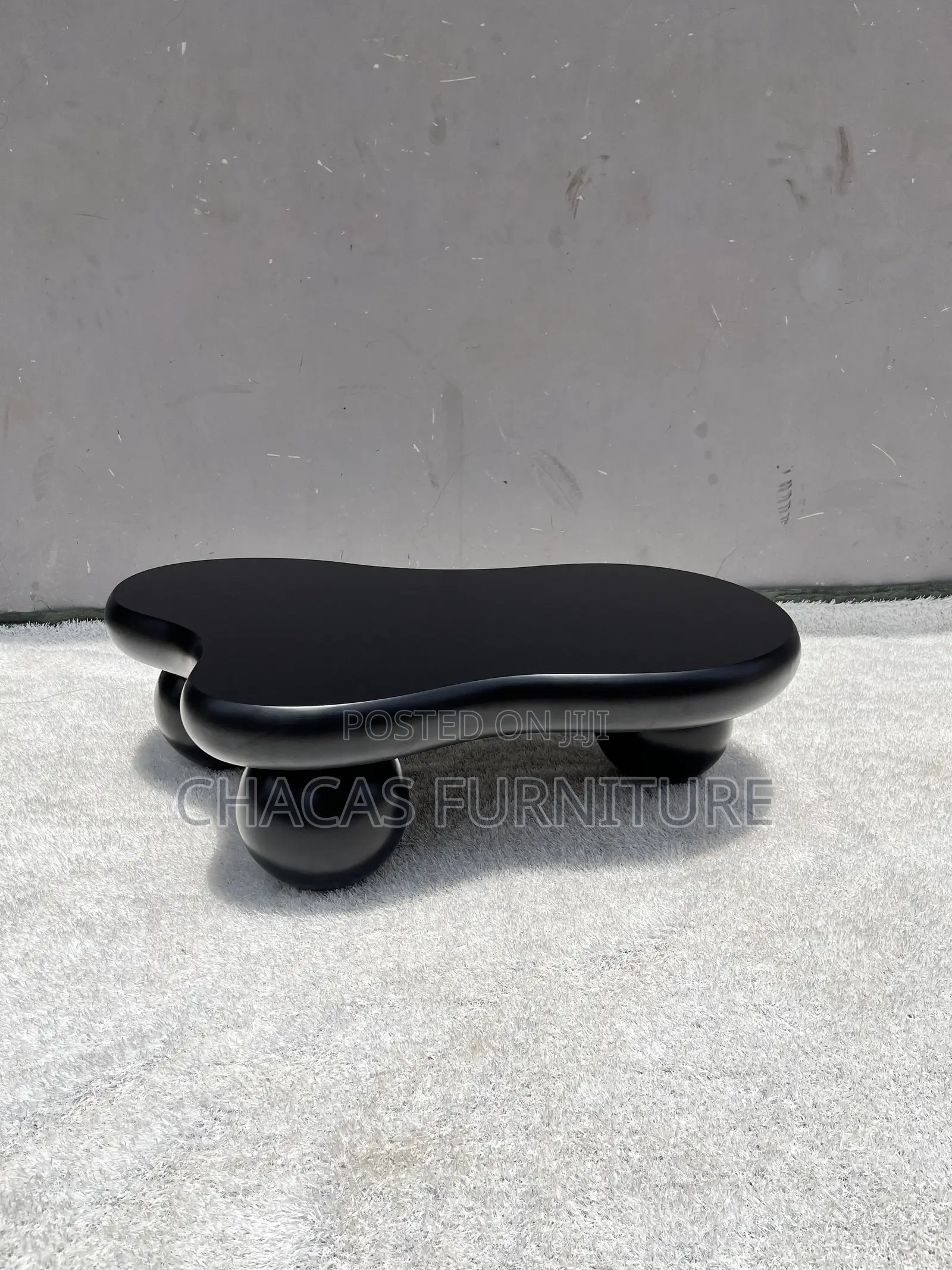 Luxury Modern Cloud Coffee Table - Nordic Wavy Center Accent Table