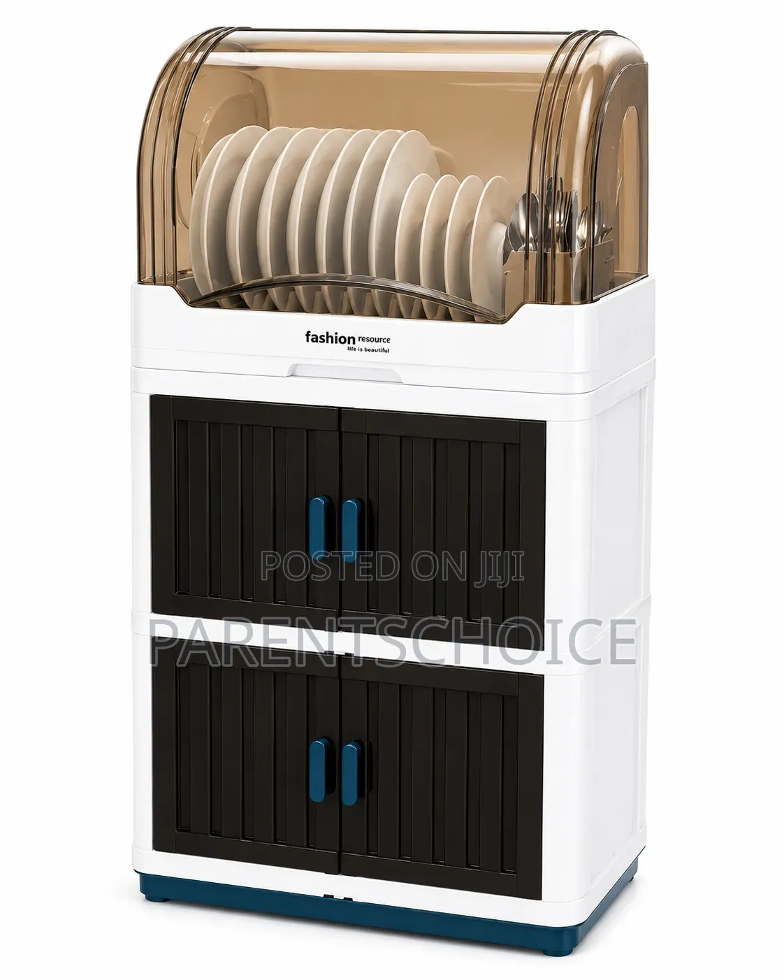 3 Layer Plastic Dish Storage Rack