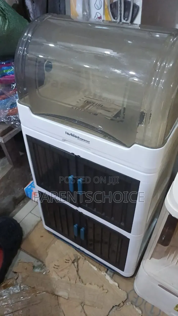 3 Layer Plastic Dish Storage Rack