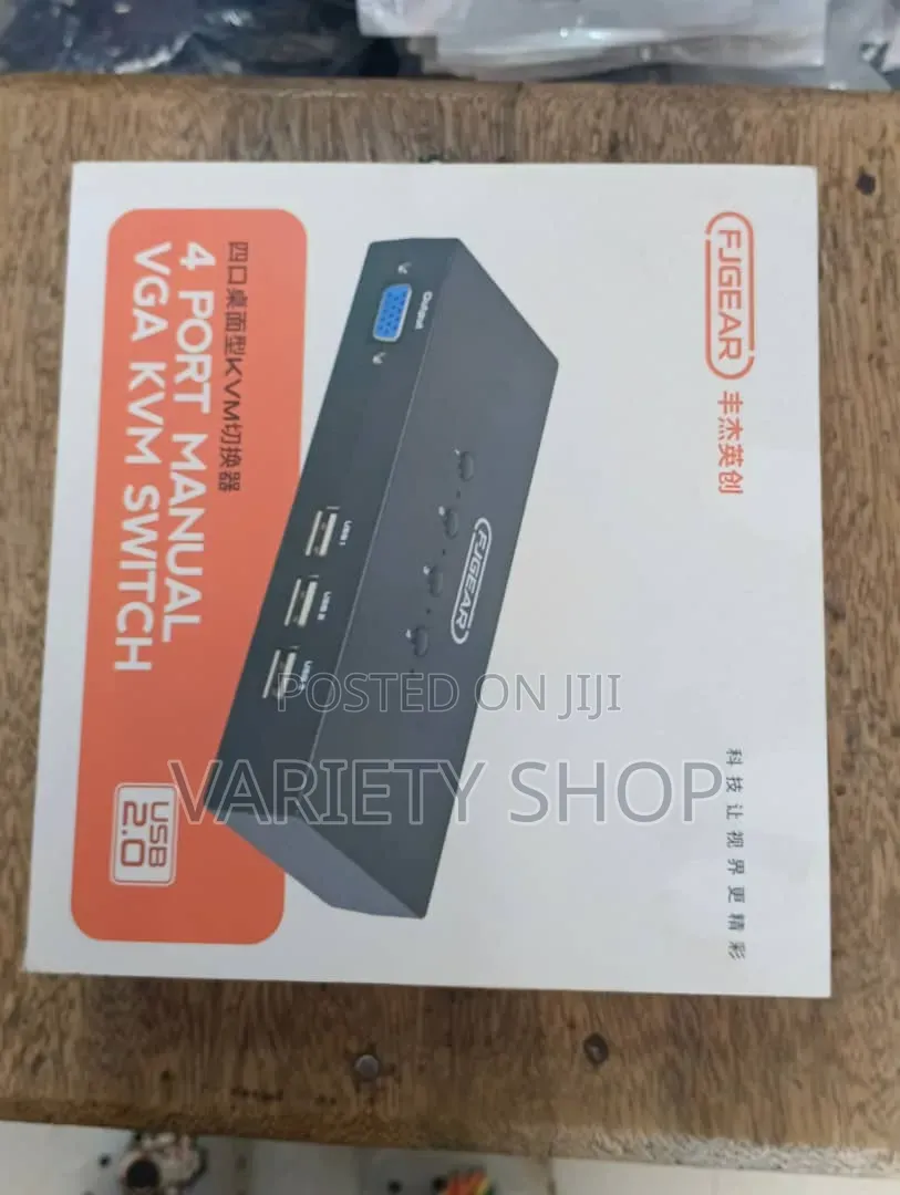 4port Manual Vga KVM Switch