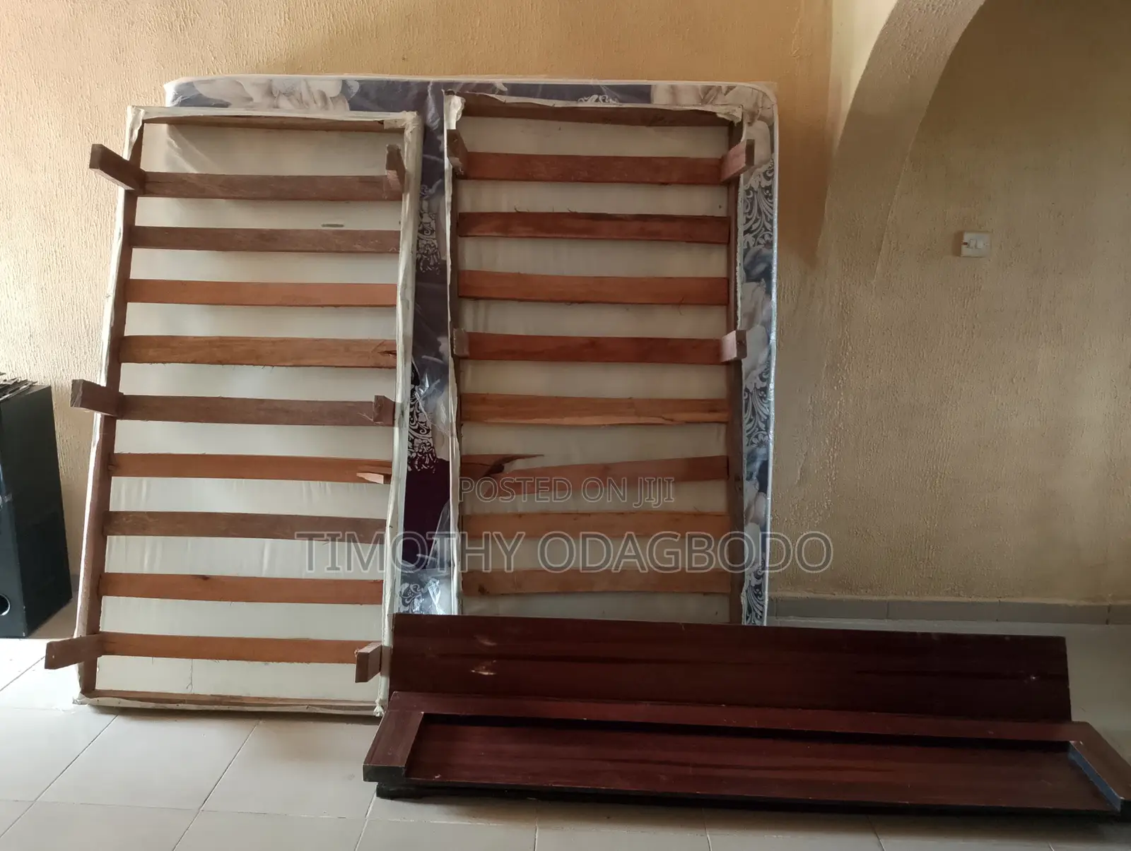 Neatly Used Bed