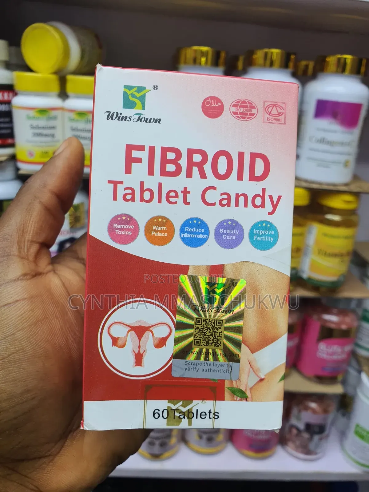 Wins Town Fibroid Tablet Candy