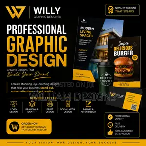 Professional Graphic Designer | Logo, Flyer, Banner Social Media Des