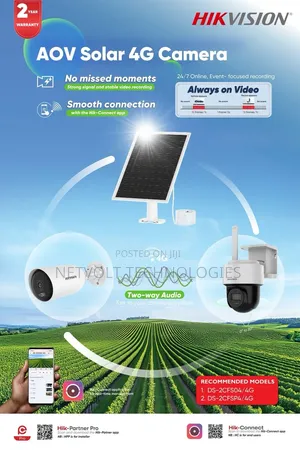 Original Hikvision 4g Solar Security Camera – Anambra Asaba