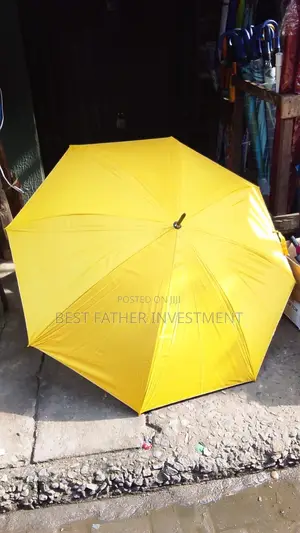 Durable Yellow Adult Umbrella