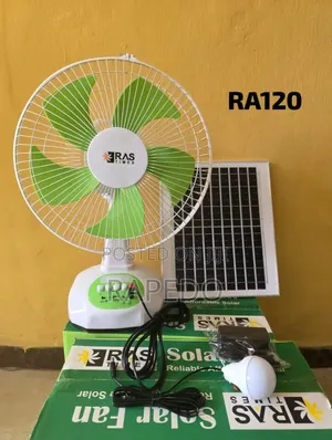 Tras Solar Rechargeable Table Fan Ac Dc