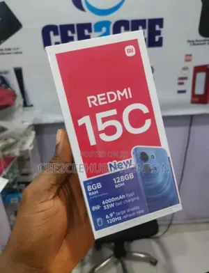 New Xiaomi Redmi 15C 4G 128 GB Black