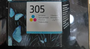 Hp 305 Tri-Color Original Ink Cartridge (3ym60ae)