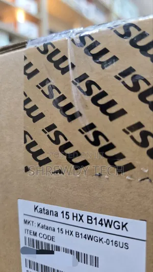 New Laptop MSI Katana 15 32GB Intel Core i9 SSD 1T