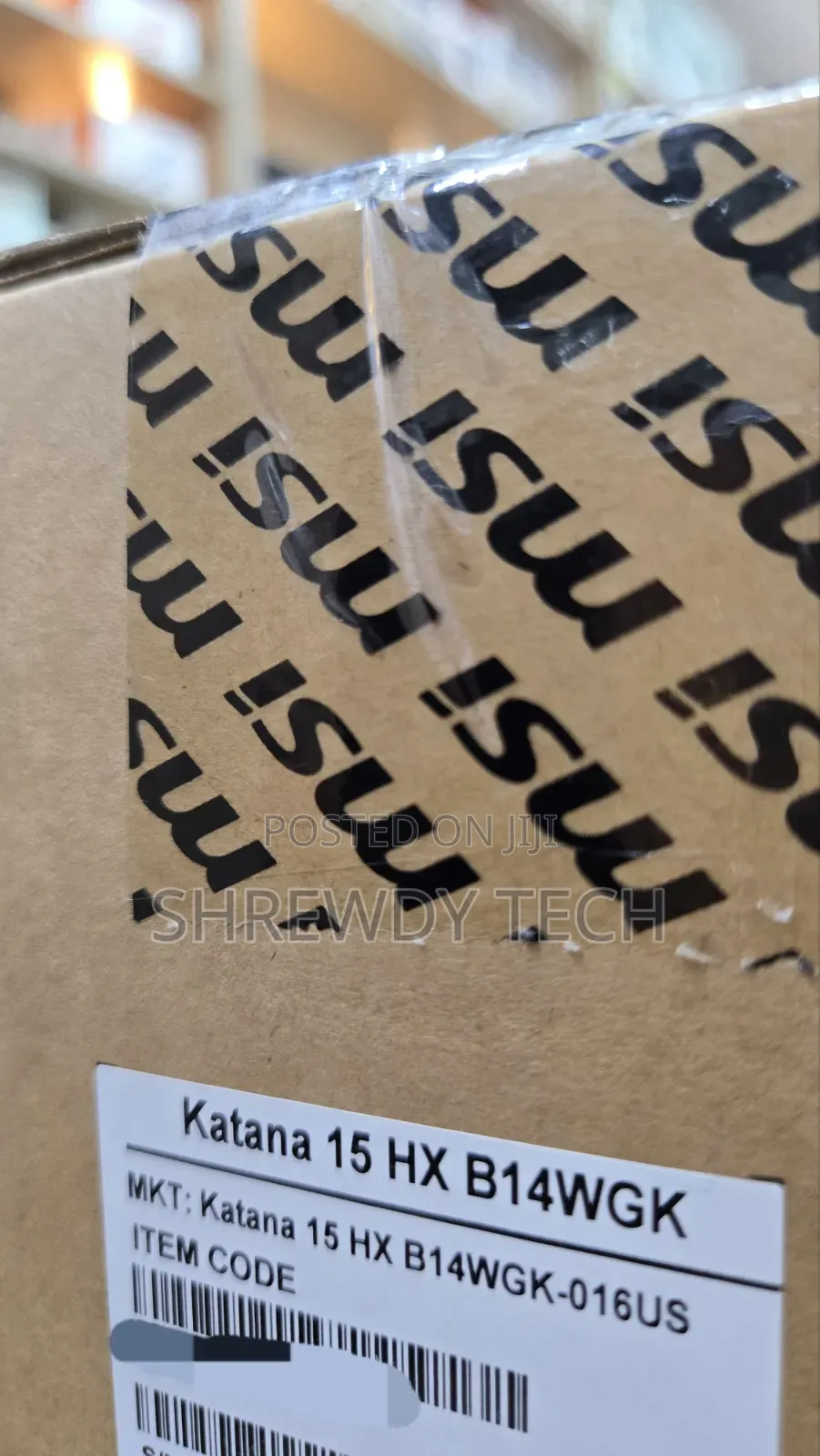 New Laptop MSI Katana 15 32GB Intel Core i9 SSD 1T