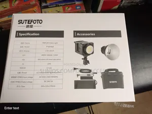 Sutefoto P100 RGB Studio Light