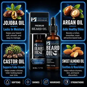 Manly Mane Grooming Beard Oil