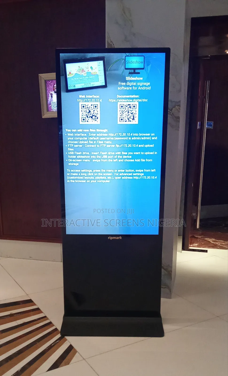 55 Inches Interactive Screen