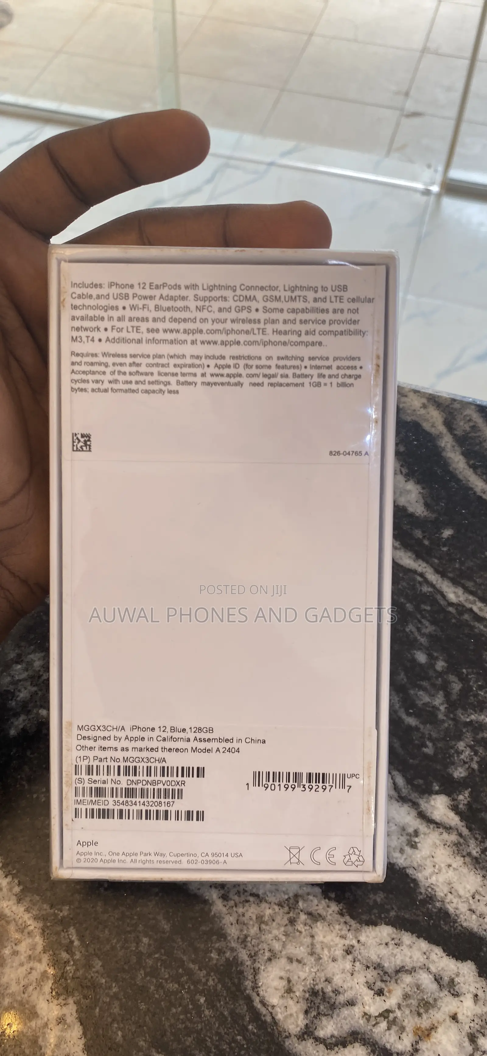 New Apple iPhone 12 128 GB Blue