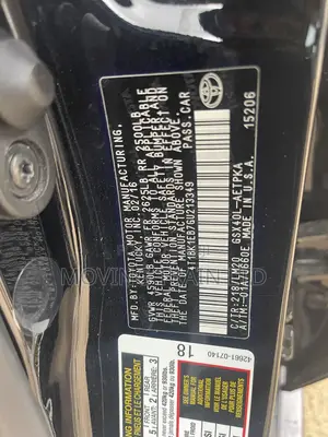 Toyota Avalon Limited FWD Sedan (3.6L 6cyl 6A) 2016 Black