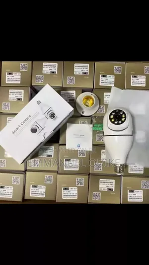 Single Lens Bulb Surveillance Camera (It Uses V380 App )