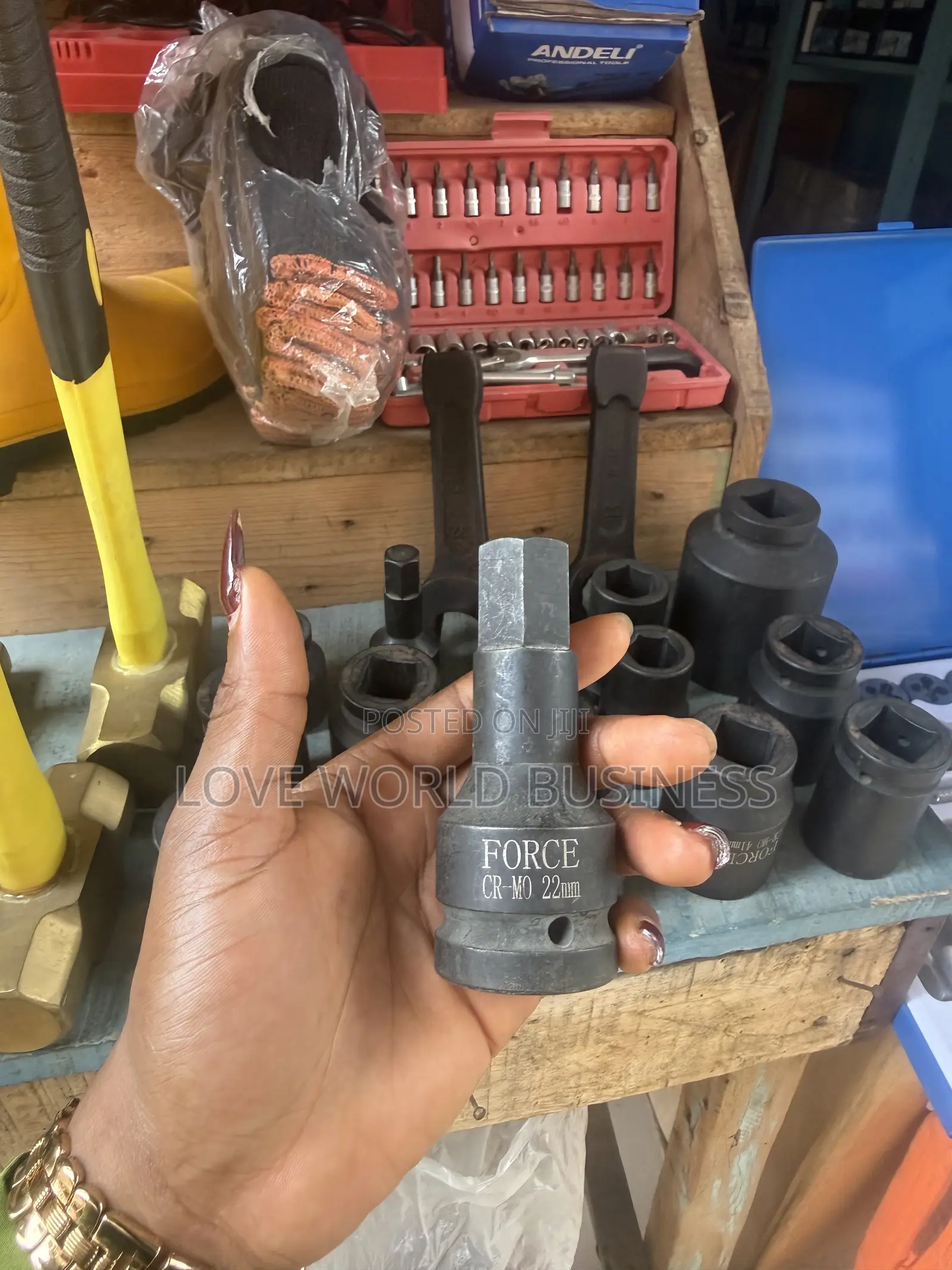 Force 22 Mm Impact Hex (Allen) Socket Bit