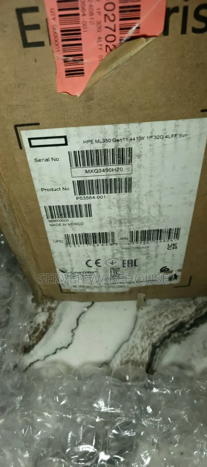 New Server HP ProLiant ML 32GB Intel Xeon HDD 1T