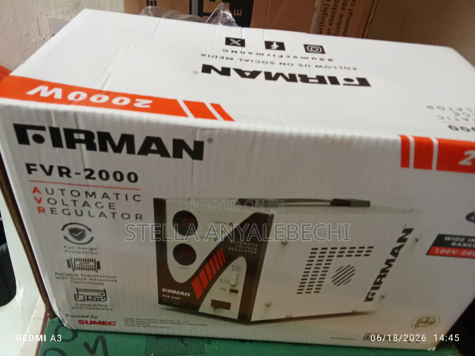 Fireman 2000w Automatic Voltage Regulator