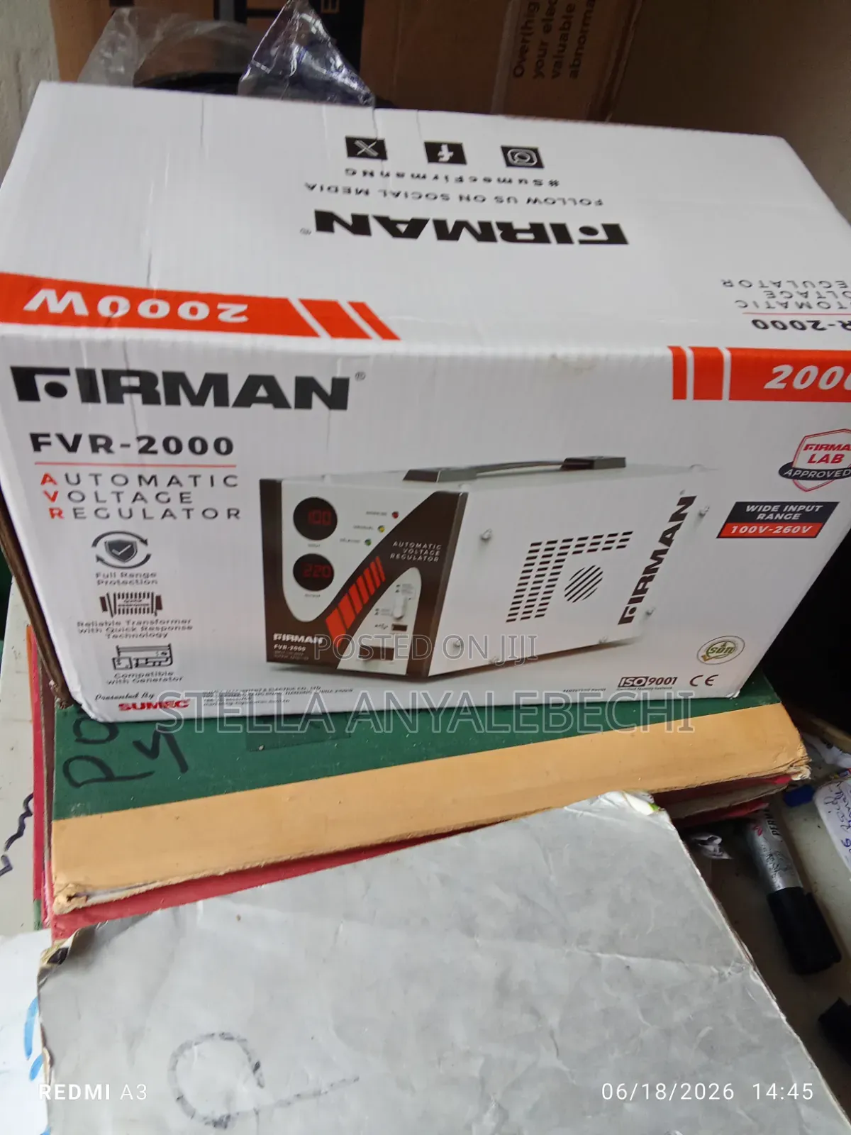 Fireman 2000w Automatic Voltage Regulator
