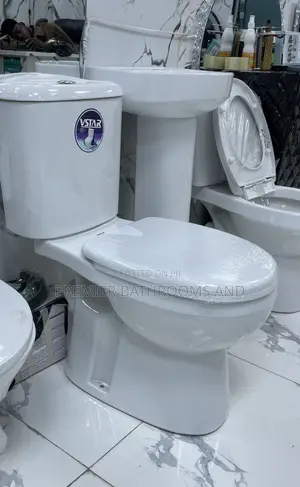 Complete Set of White Water Closet 50
