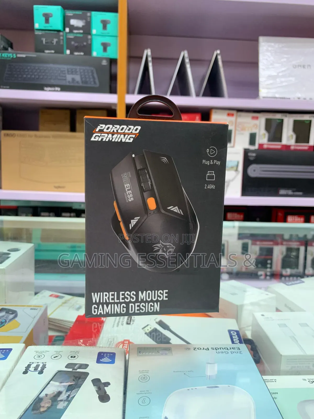 Porodo Pdx323 Wireless Gaming Mouse Ergonomic Design