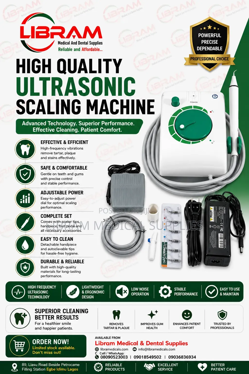 Ultrasonic Scaling Machine