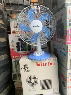 12 Inches Solar Rechargeable Table Fan