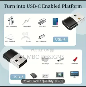 Usb Type-C Otg Adapter – Connect Flash Drives, Mouse Keyboard