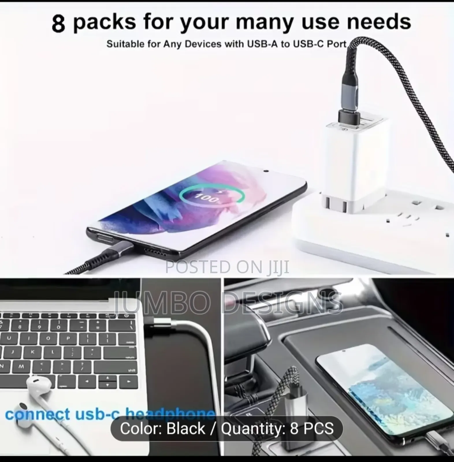 Usb Type-C Otg Adapter – Connect Flash Drives, Mouse Keyboard