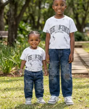 Unisex Kids Top and Jean Set