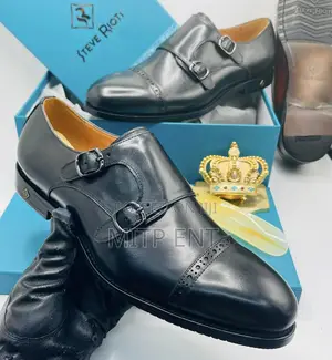 Steve Riots Double Monkstrap Shoe (Italian Leather)