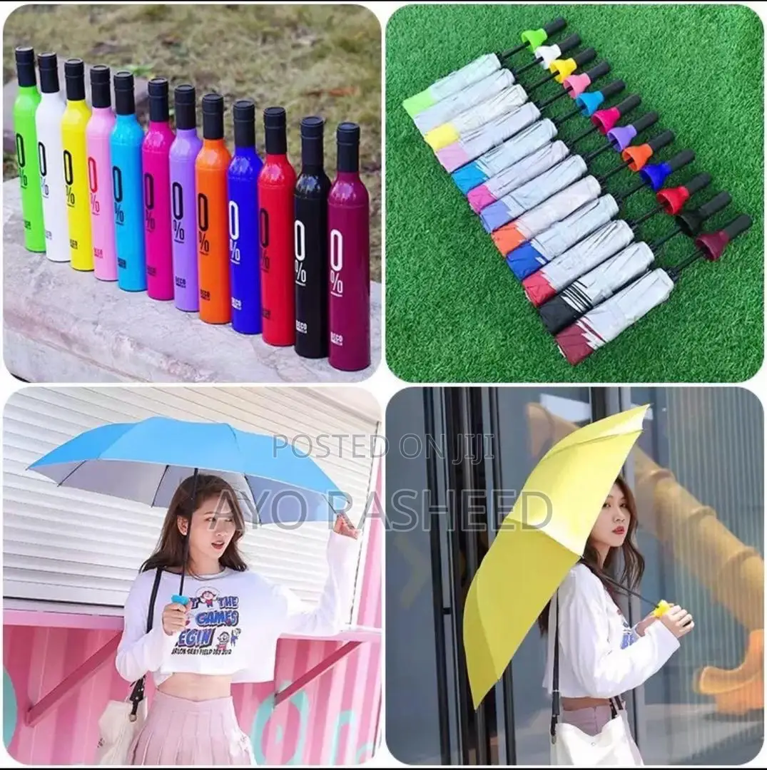 Bottle Folding Uv Umbrella