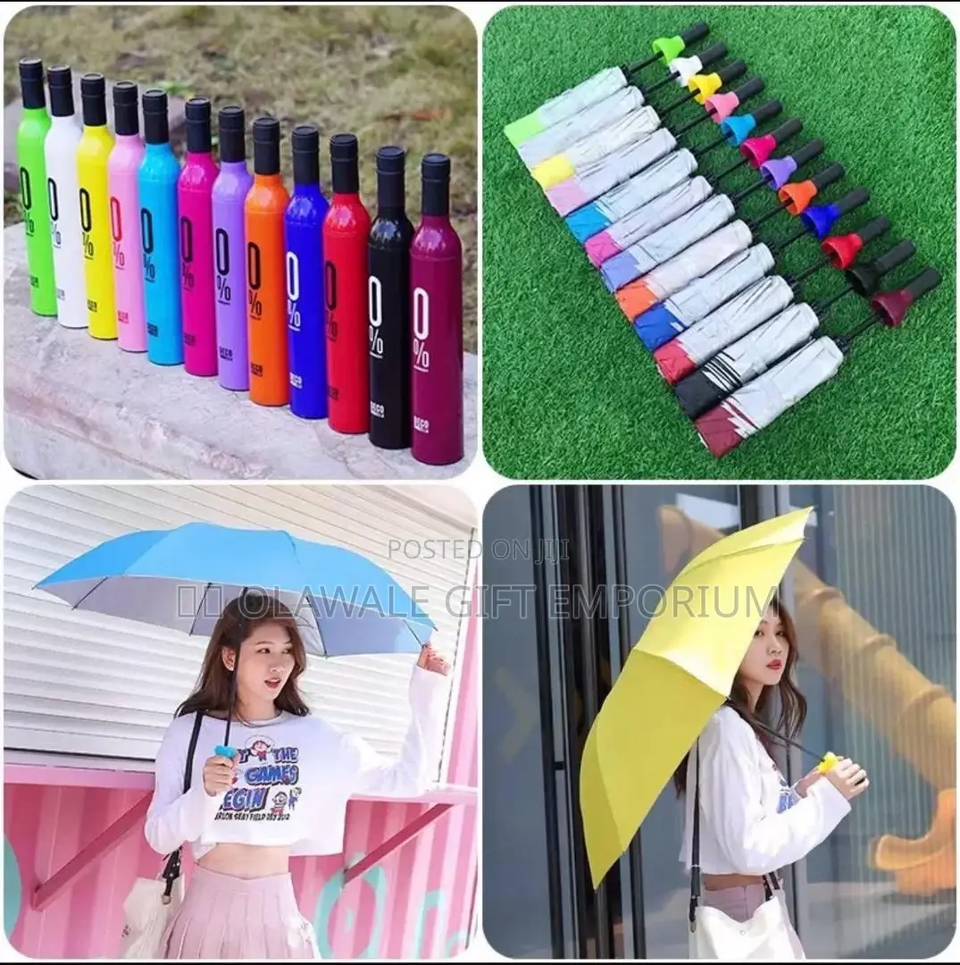 Bottle Folding Uv Umbrella